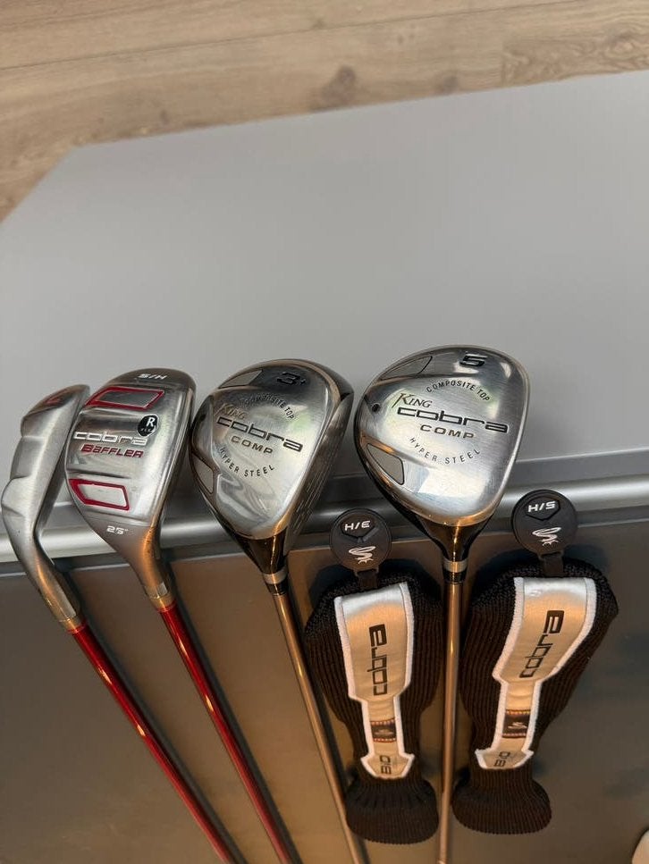 Cobra Golfclubs met Graphite Shafts, Sport en Fitness, Ophalen, Gebruikt, Club, Overige merken