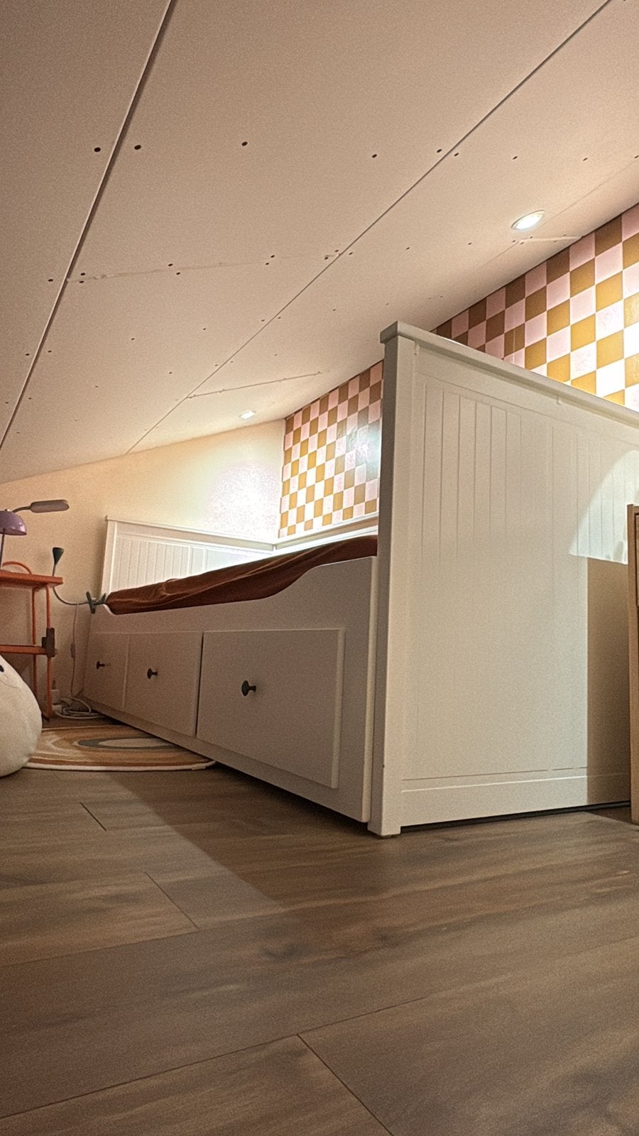 Hemnes Ikea bed nieuw, Ophalen, Wit, Tweepersoons, Zo goed als nieuw