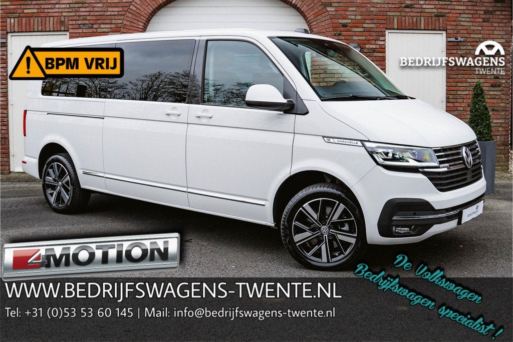 Volkswagen Caravelle 4-MOTION Caravelle 204pk Highline 4-M D, Automaat, Stof, Gebruikt, Zwart