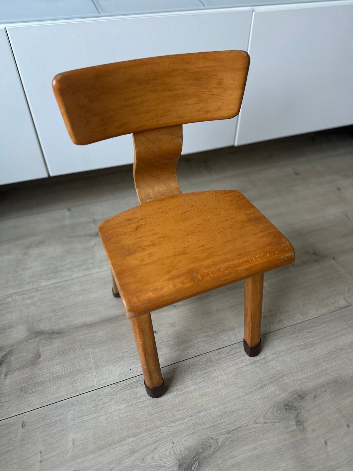 Kinderstoeltje / School Stoeltje Schilte Hout - Jaren ‘60, Ophalen of Verzenden, Gebruikt, Stoel(en)