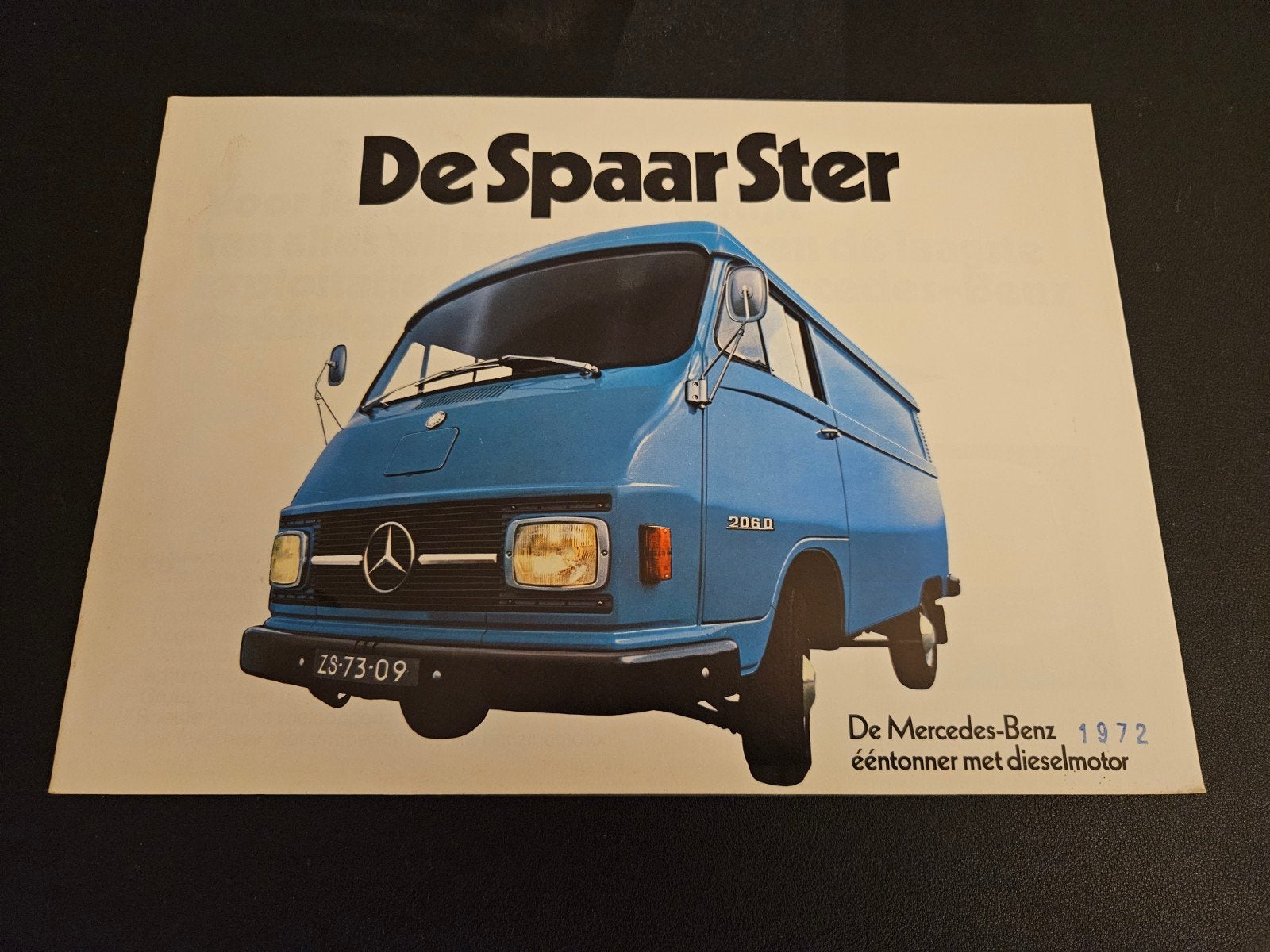Brochure Mercedes-Benz L206D & L306D 1972, Ophalen of Verzenden, Zo goed als nieuw, Mercedes