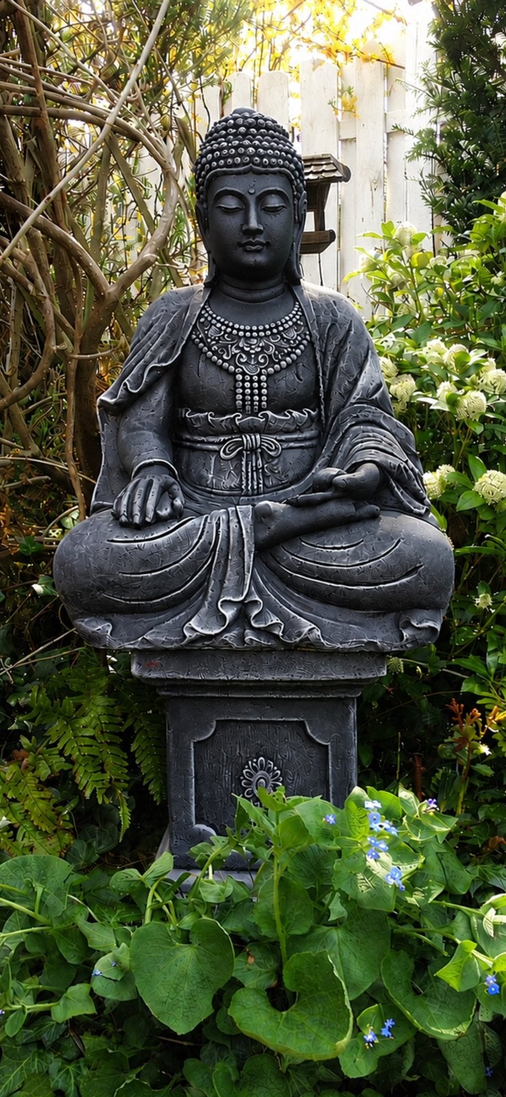 ‼️Boeddha 佛 75 kg tempelbewaker vijver Feng Shui Ganesha ‼️, Tuin en Terras, Tuinbeelden, Ophalen of Verzenden, Nieuw, Beton, Boeddhabeeld