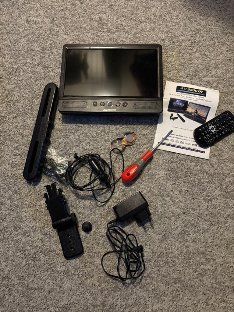 Autovision AV2500IR - Portable DVD-speler - 10.1 inch, Ophalen of Verzenden, Gebruikt, Dvd-speler, Overige merken