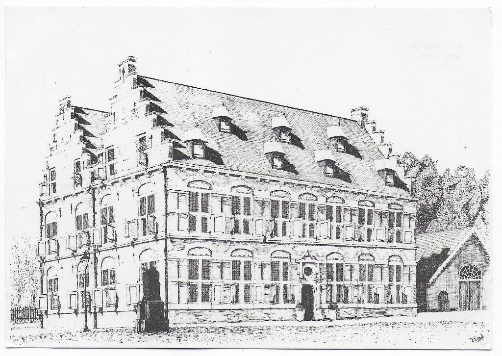 Willenstad Mauritshuis Ongelopen Ansichtkaart (B7901 ), Ophalen of Verzenden, Voor 1920, Ongelopen