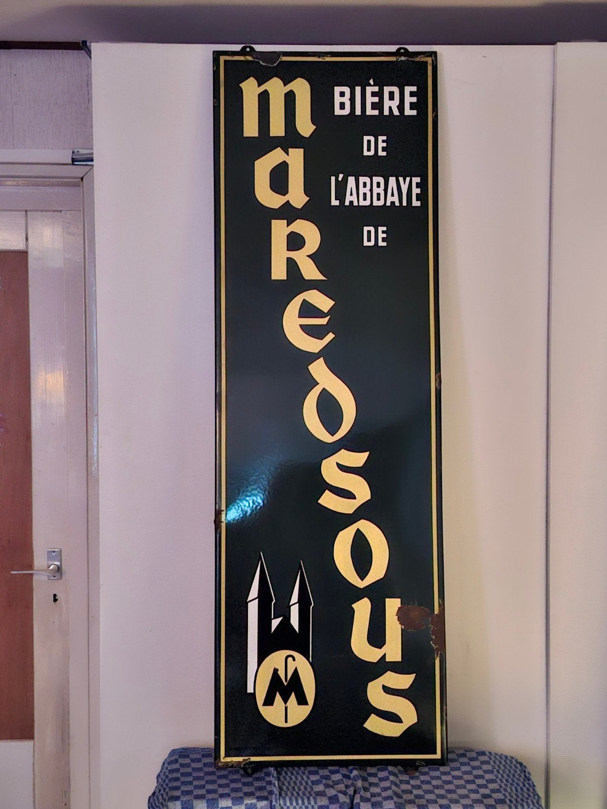 Emaille bord, Verzamelen, Ophalen of Verzenden, Reclamebord, Plaat of Schild, Overige merken