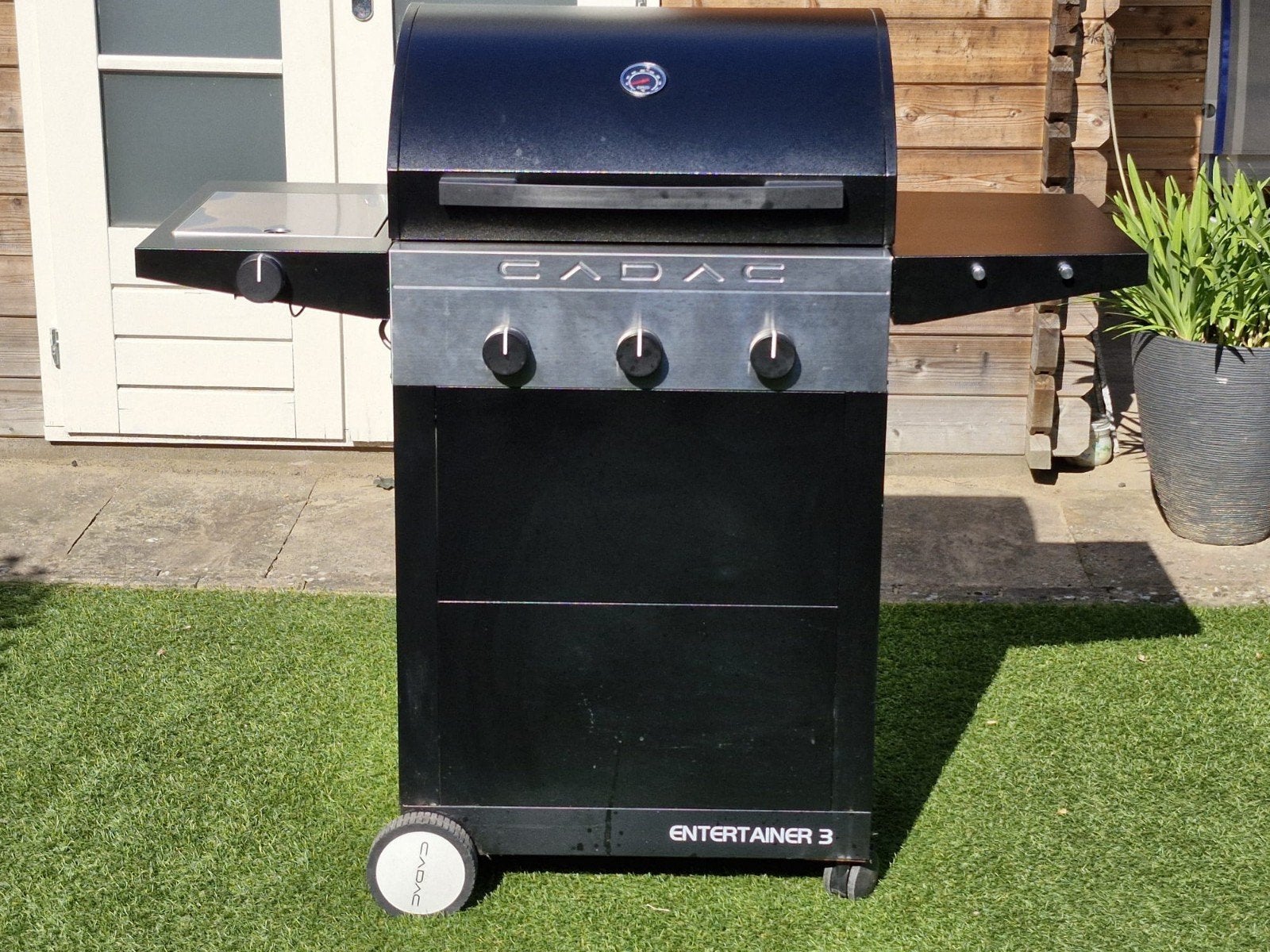 Cadac Entertainer 3 gasbarbecue met gasfles en hoes, Ophalen, Gebruikt, Cadac