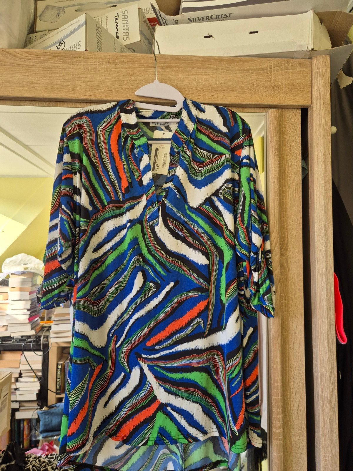 Nieuwe Magna shirts/tops maat 48/50, Kleding | Dames, Grote Maten, Overige kleuren, Nieuw, Magna, Shirt of Top