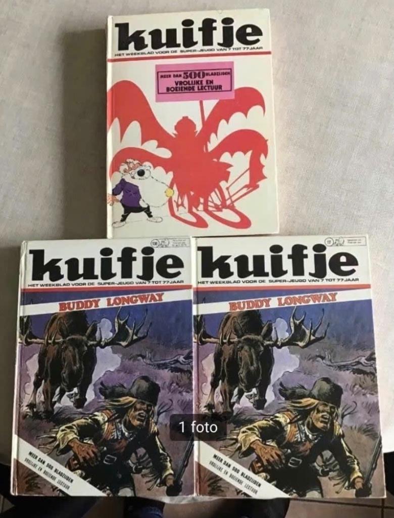 3 Kuifje weekblad bundelingen., Meerdere comics, Ophalen of Verzenden, Gelezen, Europa