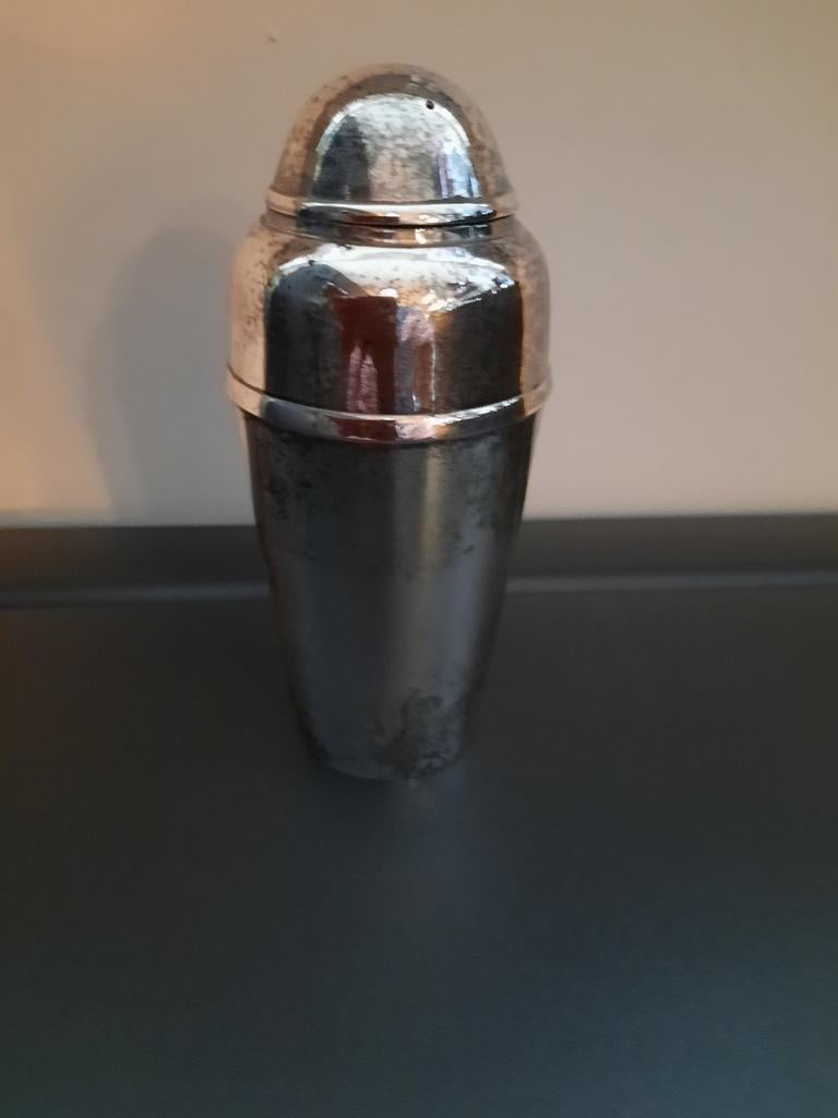 Vintage poedersuiker strooier - Zilverkleurig, Antiek en Kunst, Ophalen of Verzenden