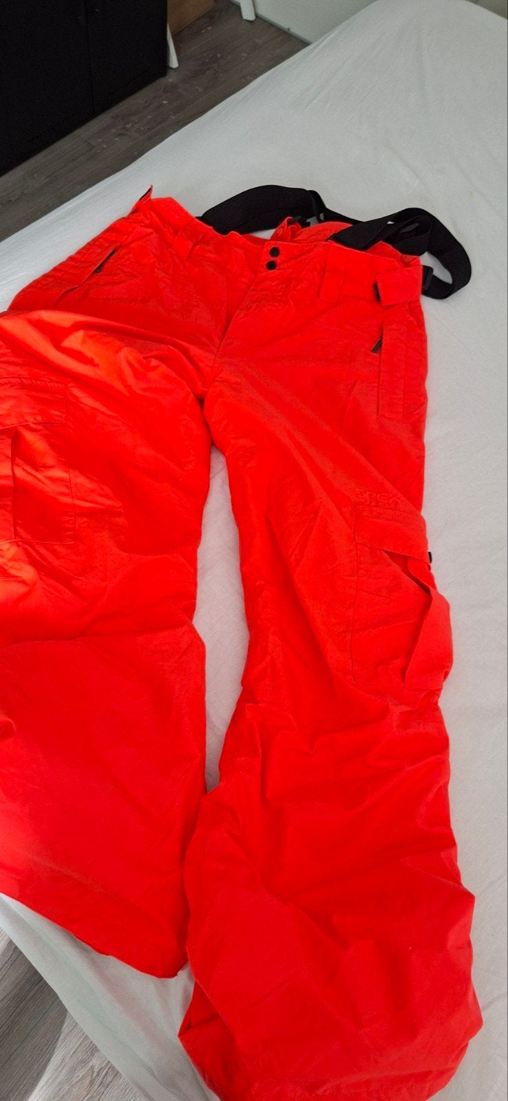 Spex skibroek/snowboardbroek - Neon oranje - XL, Ophalen of Verzenden, Gedragen, Spex