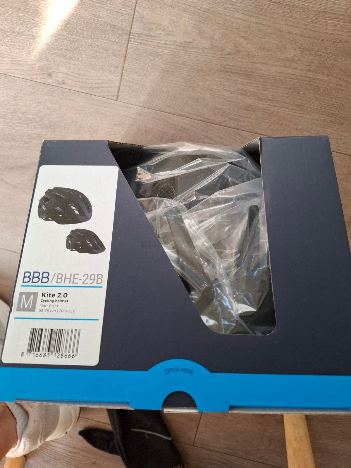 BBB kite 2.0 helm nieuw maat m  53/58