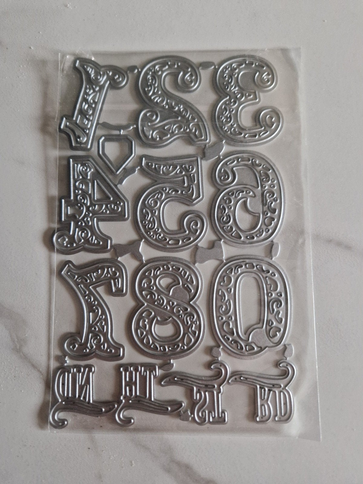 Metalen snijmallen cijfers, Ophalen of Verzenden, Nieuw