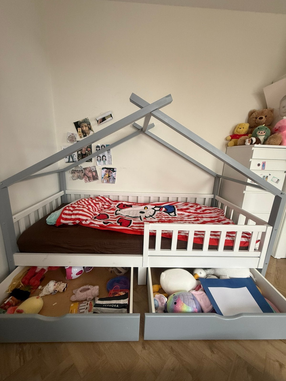 Kinderbed 90x200, 85 tot 100 cm, Zo goed als nieuw, 180 cm of meer, Ophalen