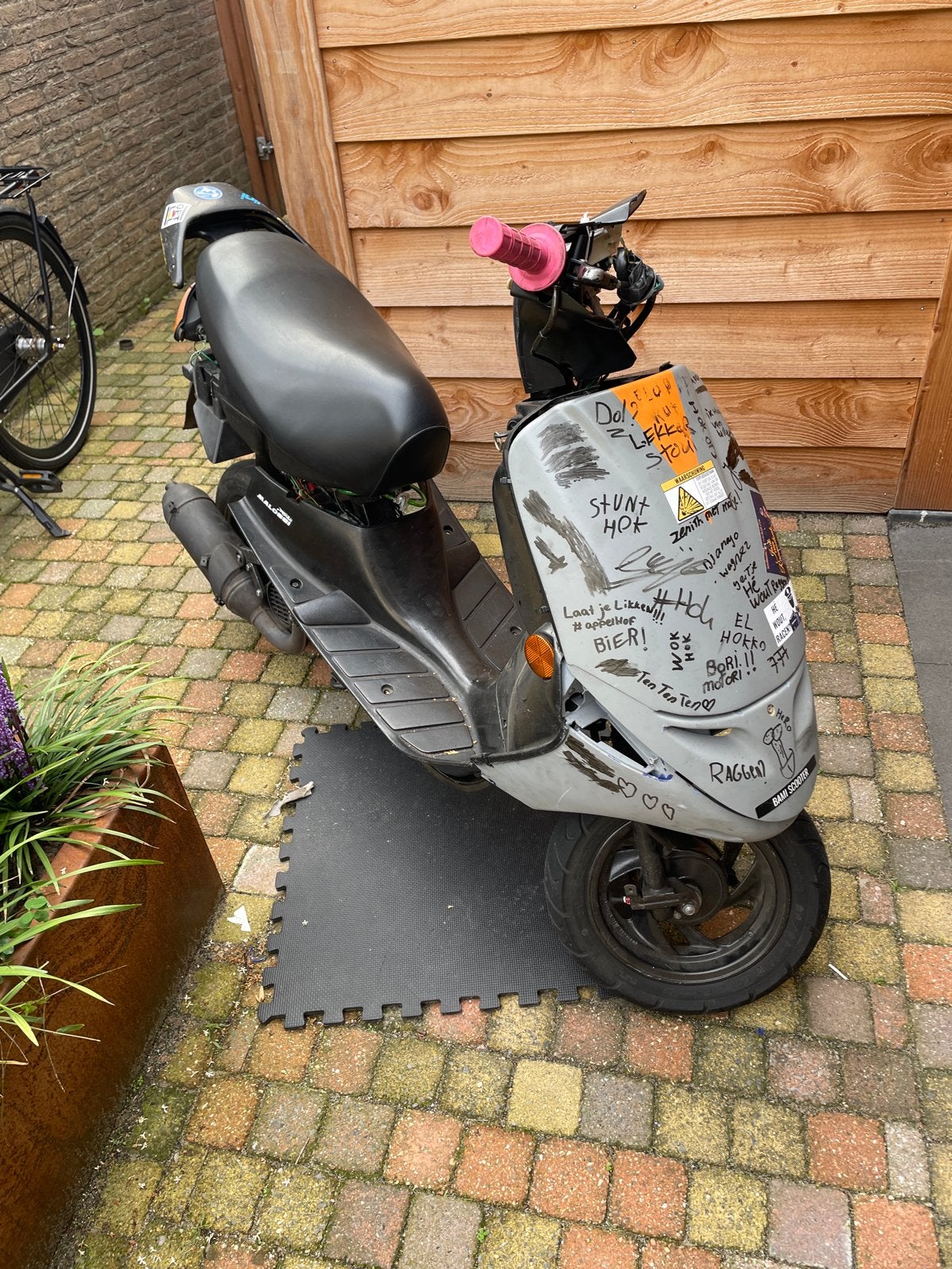 Peugeot zenith Scooter - Opknapper met potentie, Fietsen en Brommers, Ophalen, Gebruikt, Overige modellen, Maximaal 45 km/u
