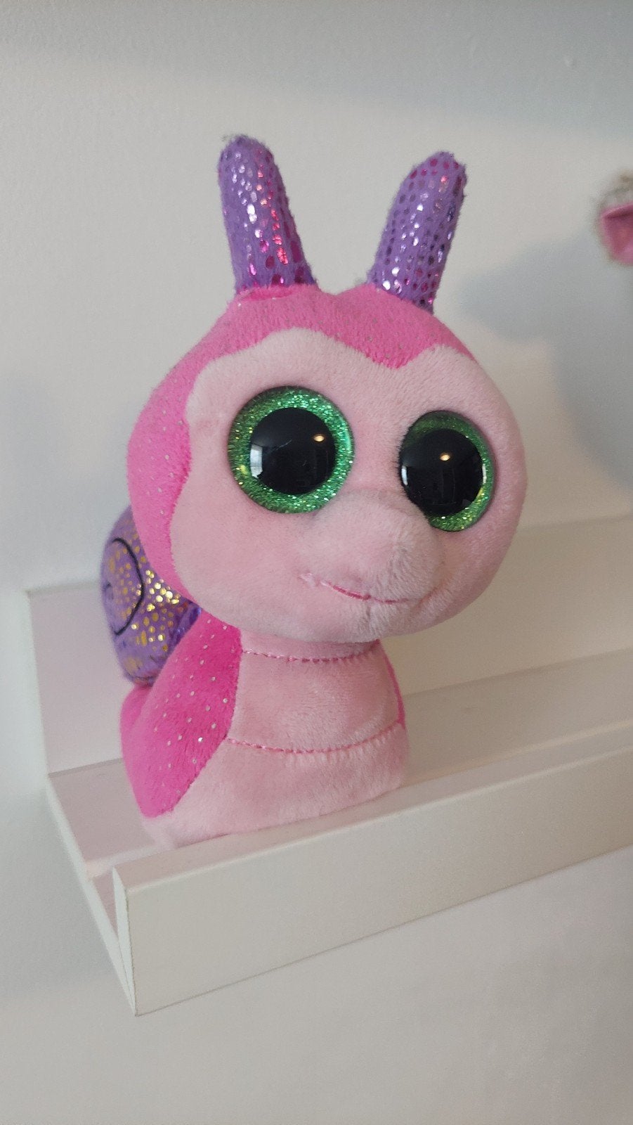 Ty slak knuffel, Kinderen en Baby's, Speelgoed | Knuffels en Pluche, Ophalen of Verzenden, Zo goed als nieuw, Overige typen, Ty