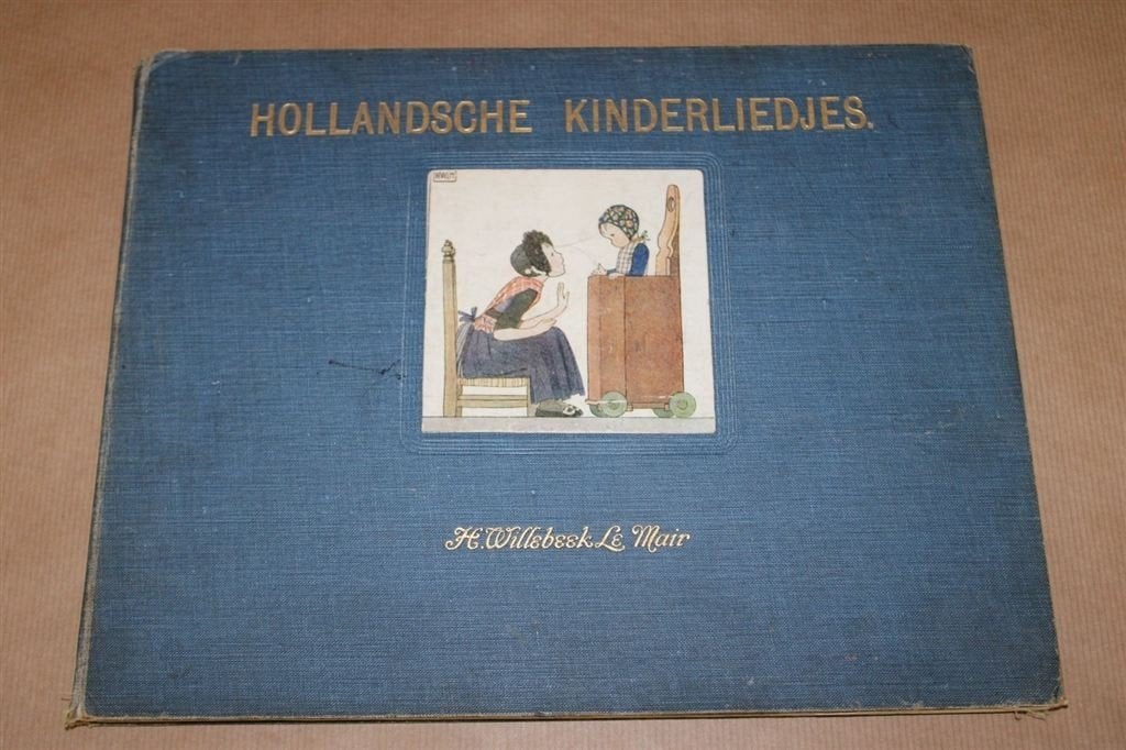 Prentenboek - Hollandsche Kinderliedjes - 1917, Ophalen of Verzenden, Gelezen