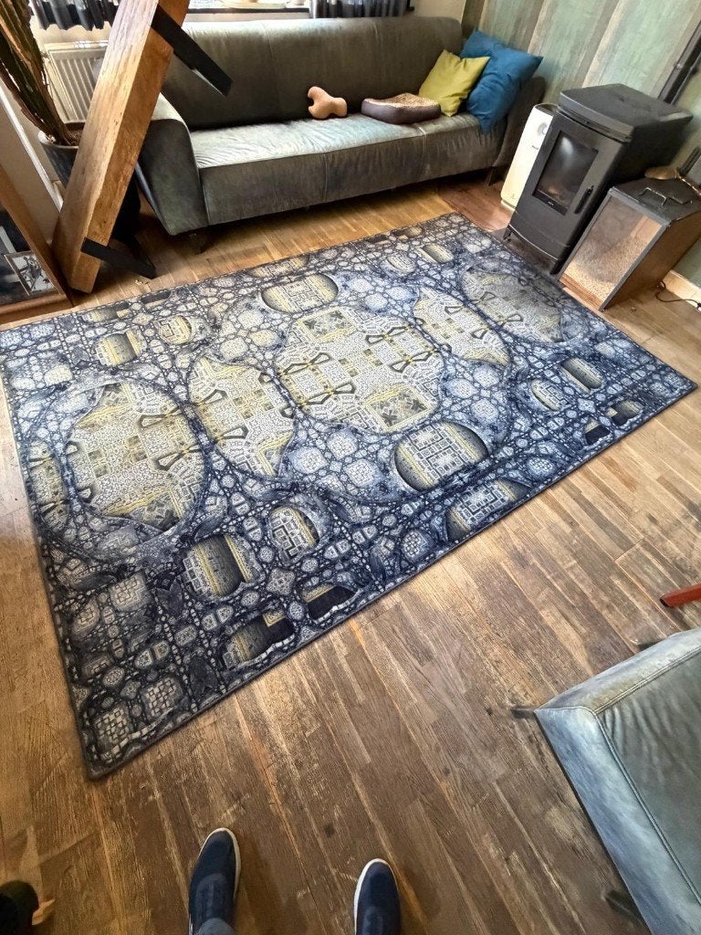 tapijt/kleed, Huis en Inrichting, Stoffering | Tapijten en Kleden, Ophalen, Gebruikt, Modern art deco, 200 cm of meer