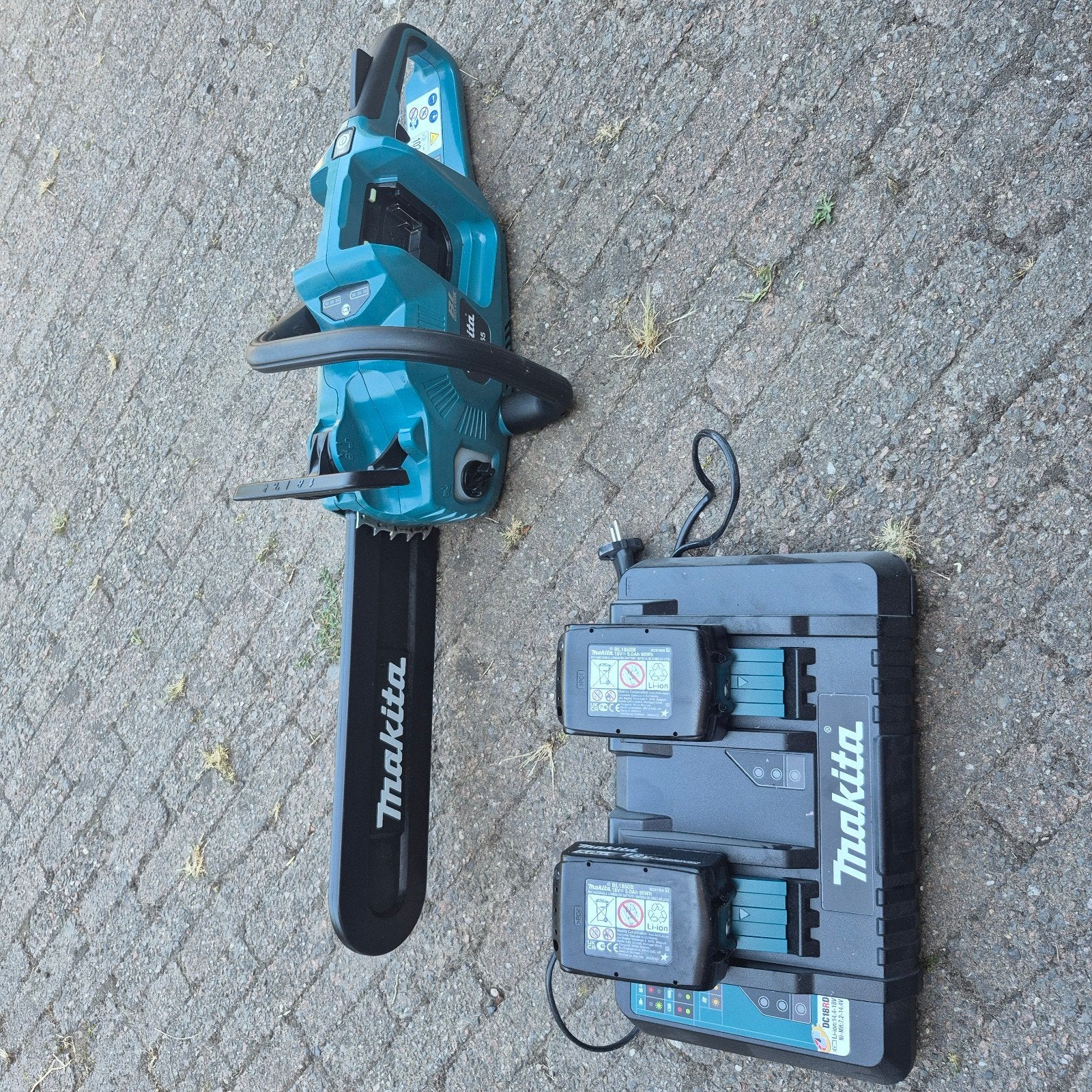 Makita DUC355 18V Kettingzaag - Z.g.a.n., 70 mm of meer, Kettingzaag, Ophalen of Verzenden, Zo goed als nieuw