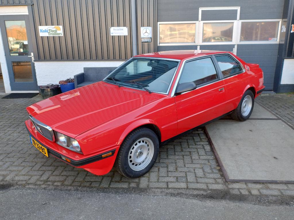 Maserati 222 E - Biturbo V6 Coupé - 1990 - Rood, Auto's, Maserati, Bedrijf, Overige modellen, Airconditioning, Centrale vergrendeling
