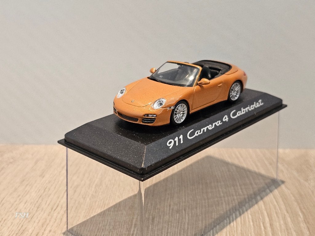 Porsche 911 Carrera 4 Cabriolet, PMA/Minichamps., Ophalen of Verzenden, Zo goed als nieuw, Auto, MiniChamps
