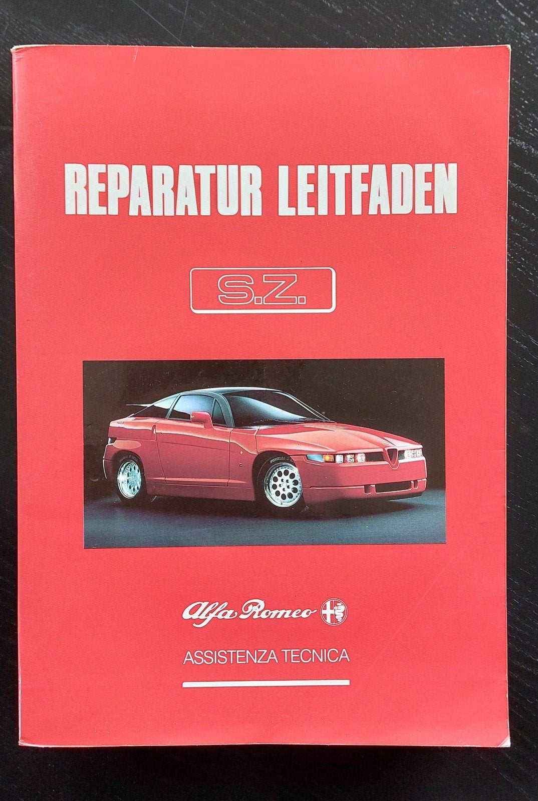 Alfa Romeo SZ Reparatur leitfaden werkplaats handboek Duits, Boeken, Ophalen of Verzenden, Gelezen, Alfa Romeo