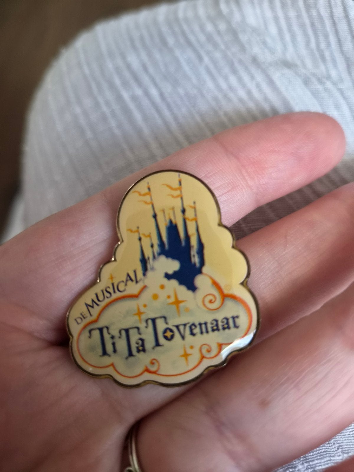 efteling pin, Verzamelen, Efteling, Ophalen, Button of Speldje