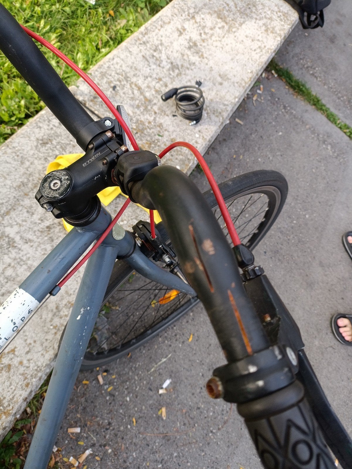 Foto 9 van Elops Speed 500 (Decathlon) - Single Speed / Fixie (Maat L)
