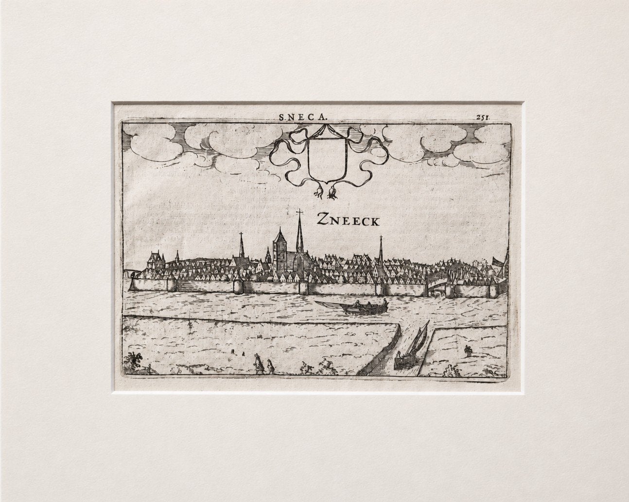 Guicciardini Sneek (Zneeck / Sneca), 1613, Antiek en Kunst, Ophalen of Verzenden