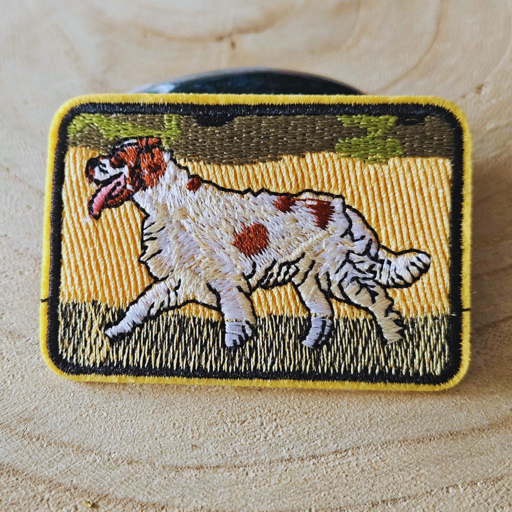 Strijk embleem applicatie Patch Jacht hond, D, Nieuw, Ophalen of Verzenden, D