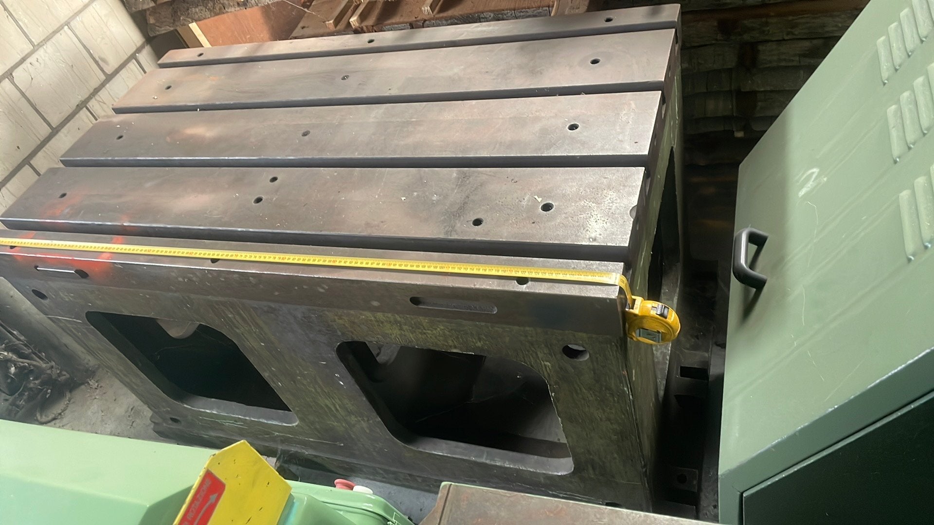 Gietijzeren Boorblok / Opspanblok - 135x75x82 cm, Ophalen, Zo goed als nieuw, Elektrisch, Overige soorten