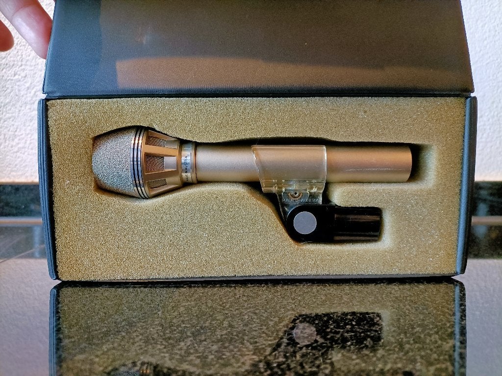 AKG 190-E Professionele microfoon [ VINTAGE! ], Ophalen of Verzenden, Zo goed als nieuw, Studiomicrofoon