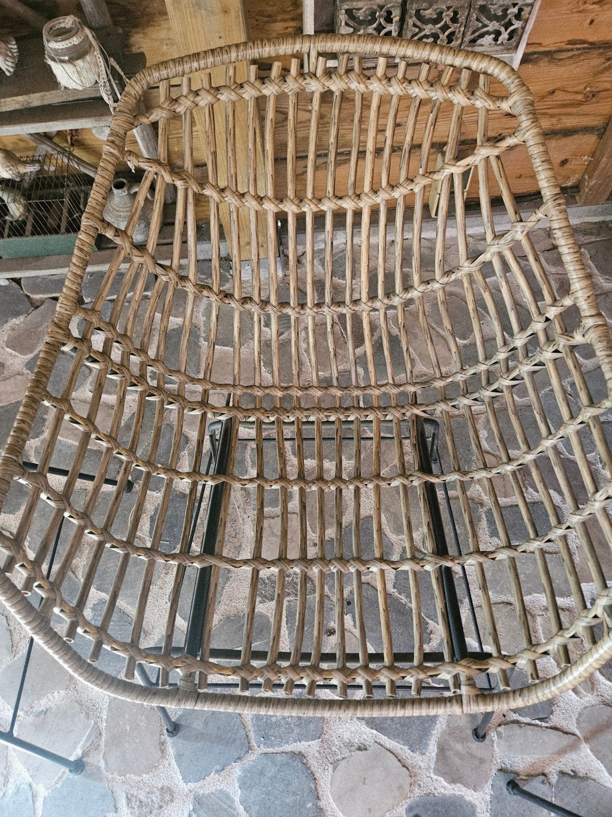 JYSK rotan stoelen (4 stuks), Gebruikt, Overige kleuren, Metaal, Vier
