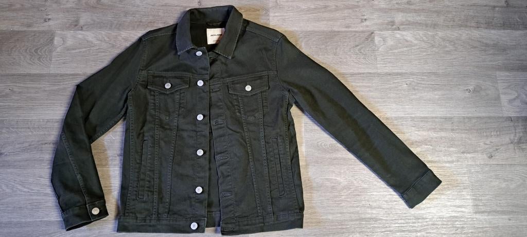 Jack en Jones jas maat S donkergroen, Ophalen, Zo goed als nieuw, Groen