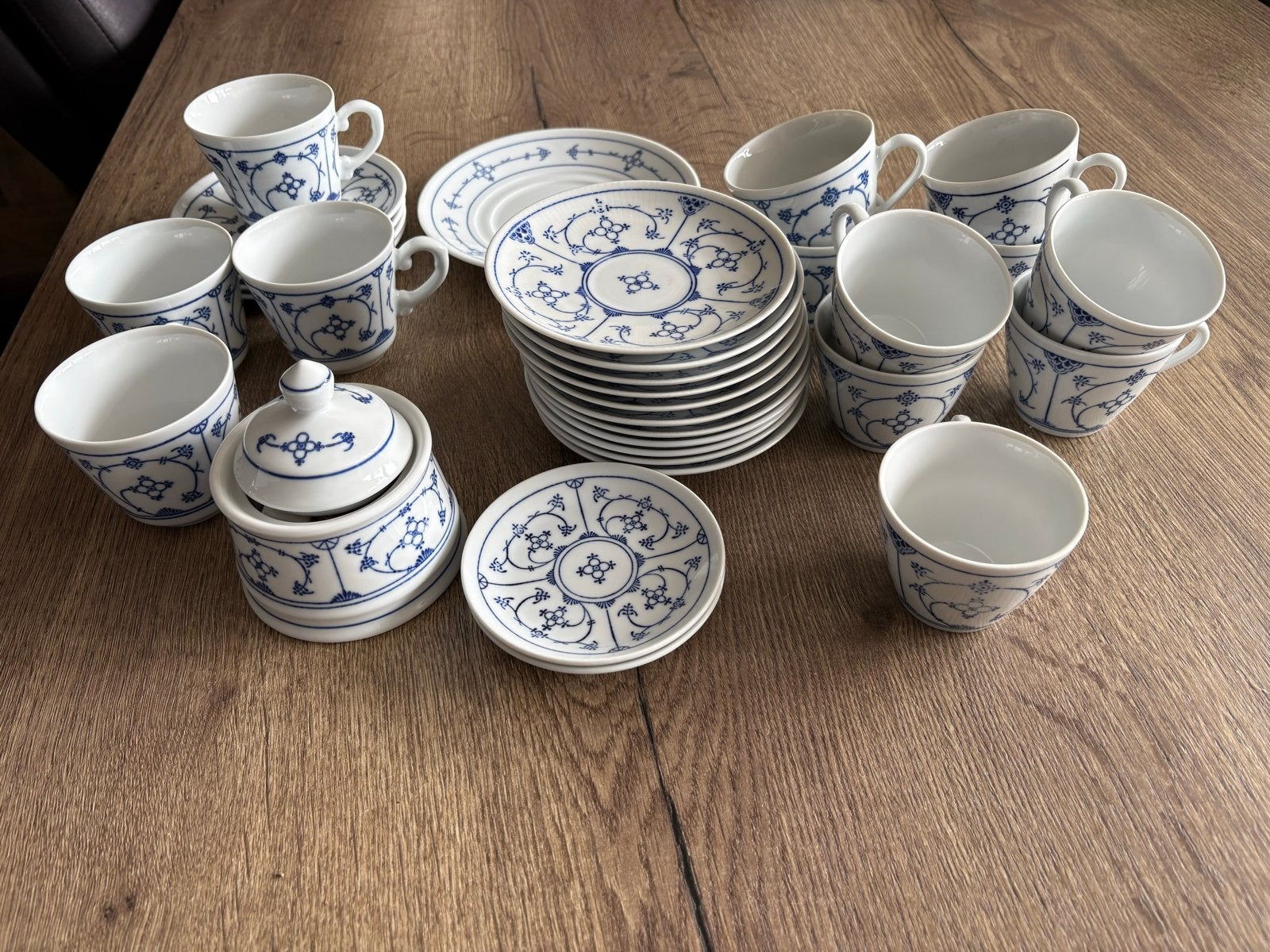 Prachtig KAHLA Blau Saks Servies (Original) – ca. 25-delig, Ophalen