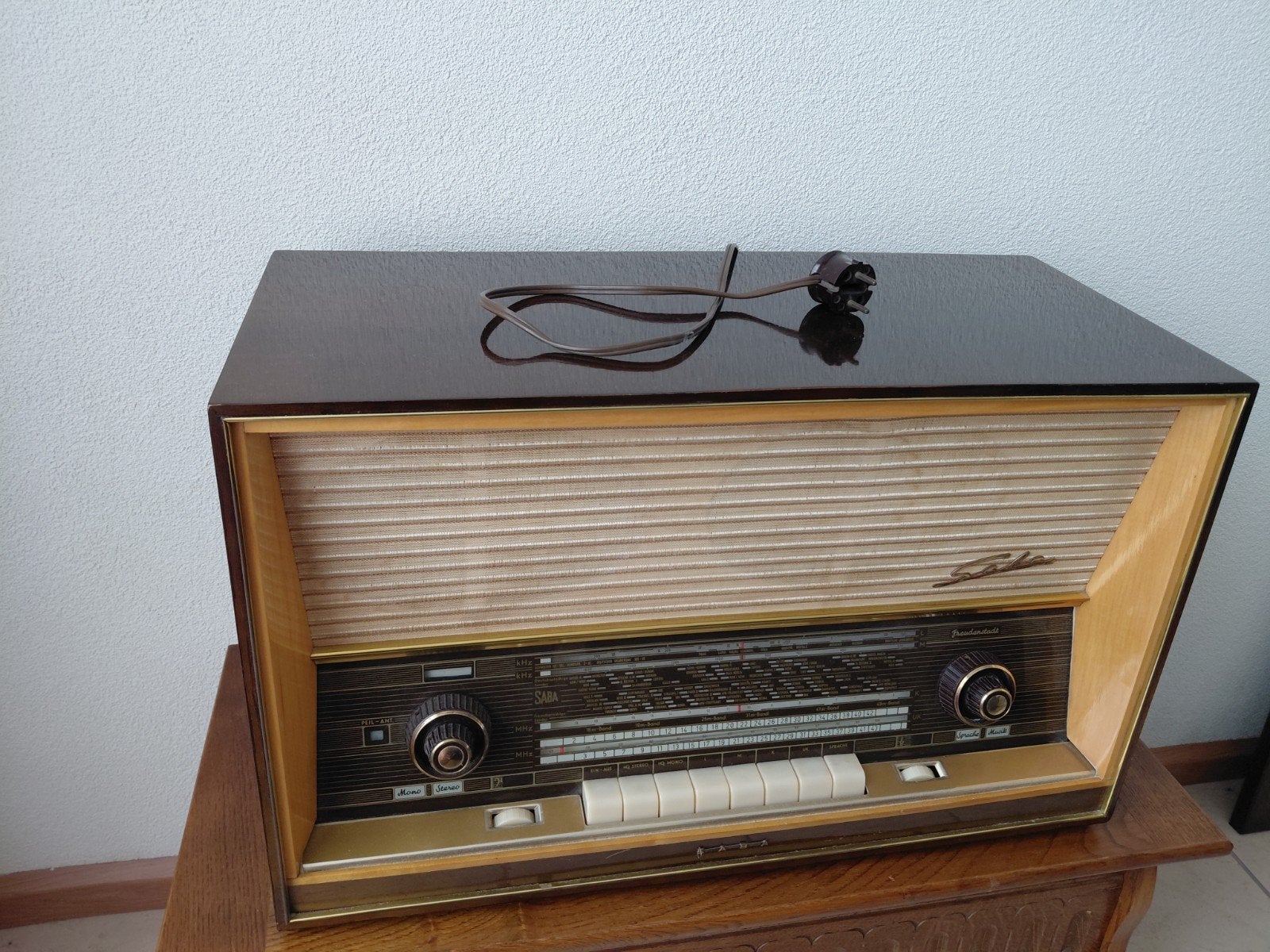 Vintage buizenradio - Prachtige staat, Ophalen of Verzenden, Gebruikt, Radio