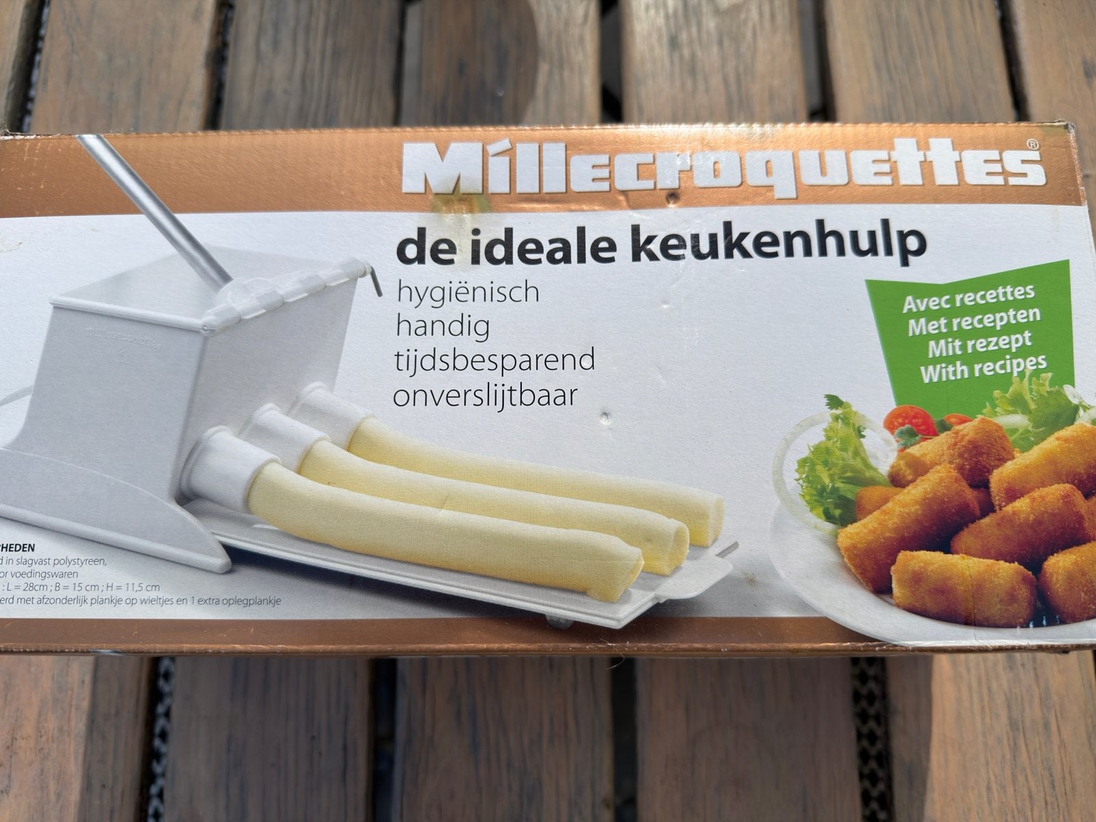 Millecroquettes: De ideale keukenhulp voor kroketten, Overige typen, Kunststof, Ophalen of Verzenden, Zo goed als nieuw