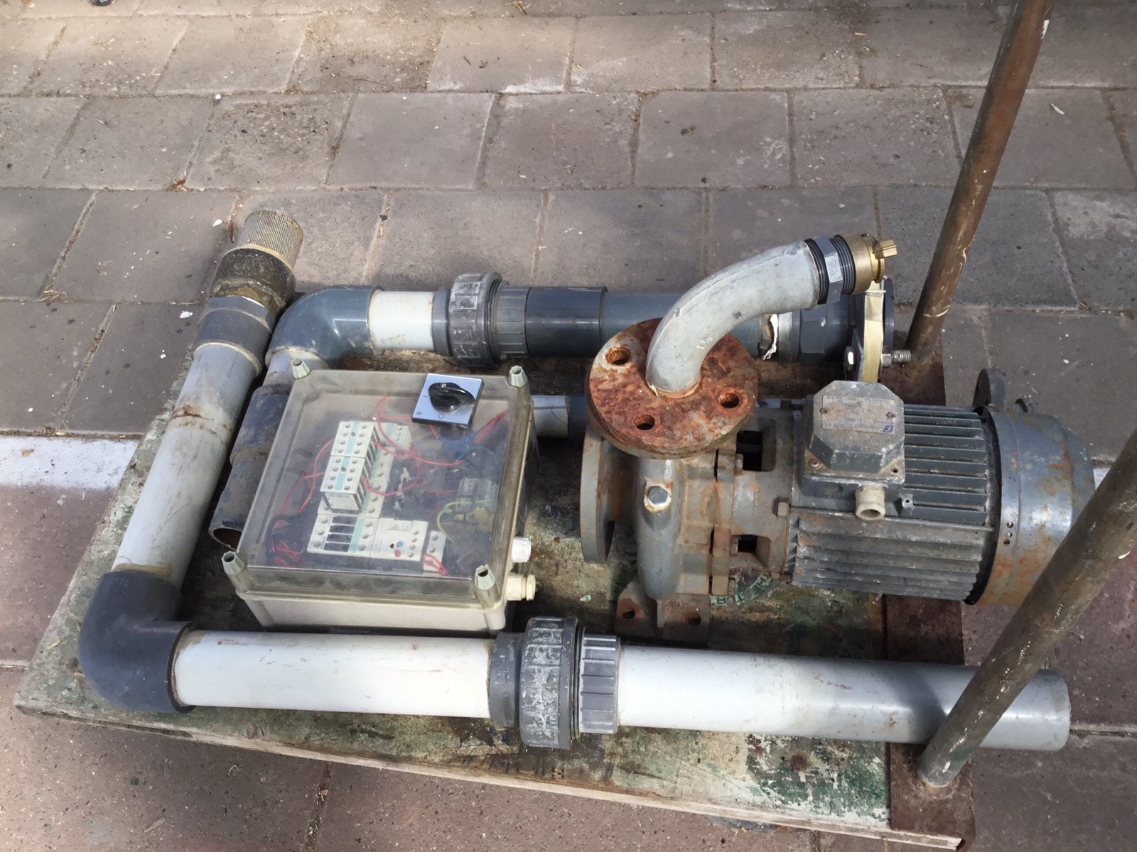 Waterpomp, Ophalen, Gebruikt, Elektromotor