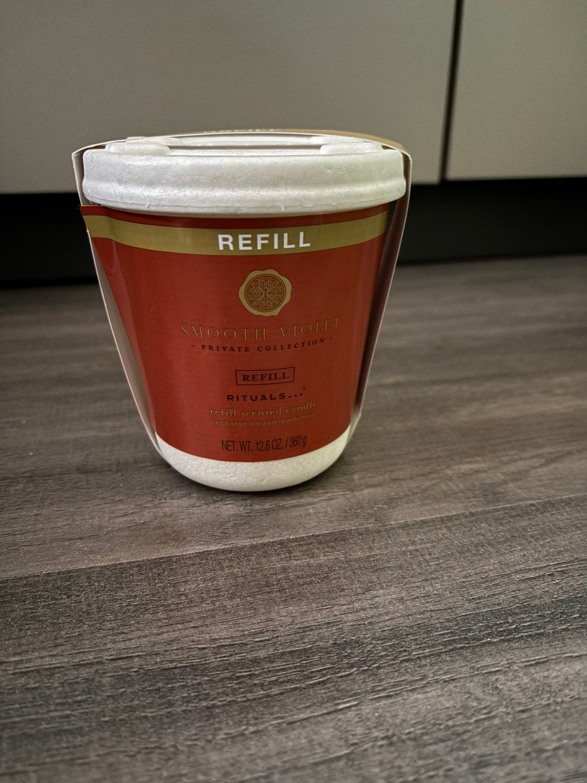 Rituals Smooth Violet, Kaars Refill, NIEUW!, Wit, Nieuw, Ophalen of Verzenden, Rituals
