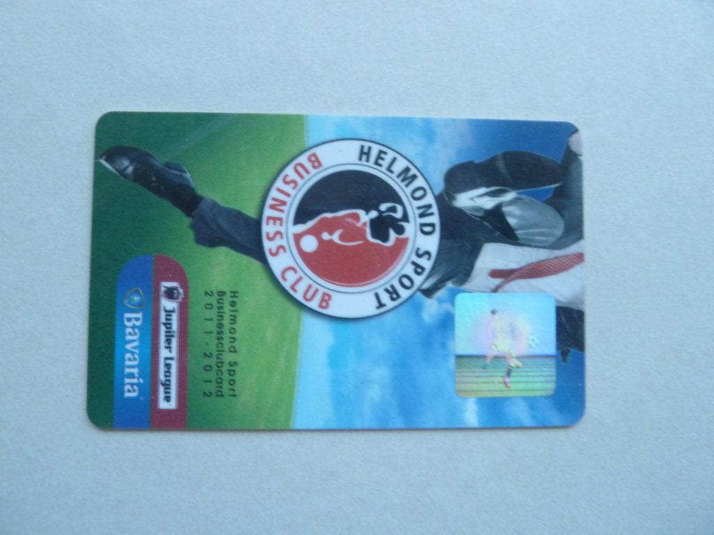 Businessclubcard.Helmond Sport. 2011/2012. Groen ongelopen, Ophalen of Verzenden, Zo goed als nieuw, Overige binnenlandse clubs