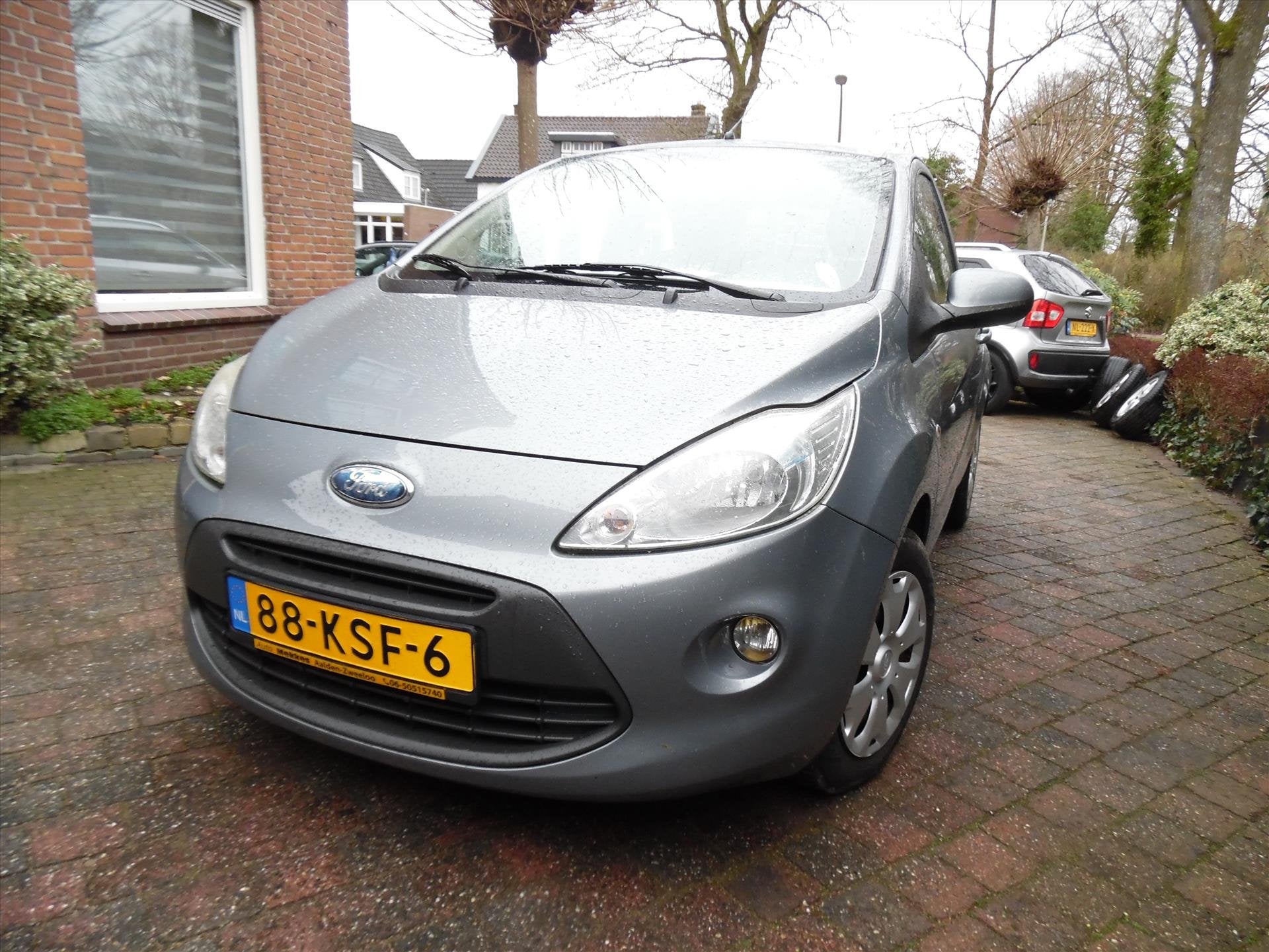 Ford Ka 1.2 51KW 2009 Cool & Sound, Dealer onderhouden, Stof, Gebruikt, 4 cilinders