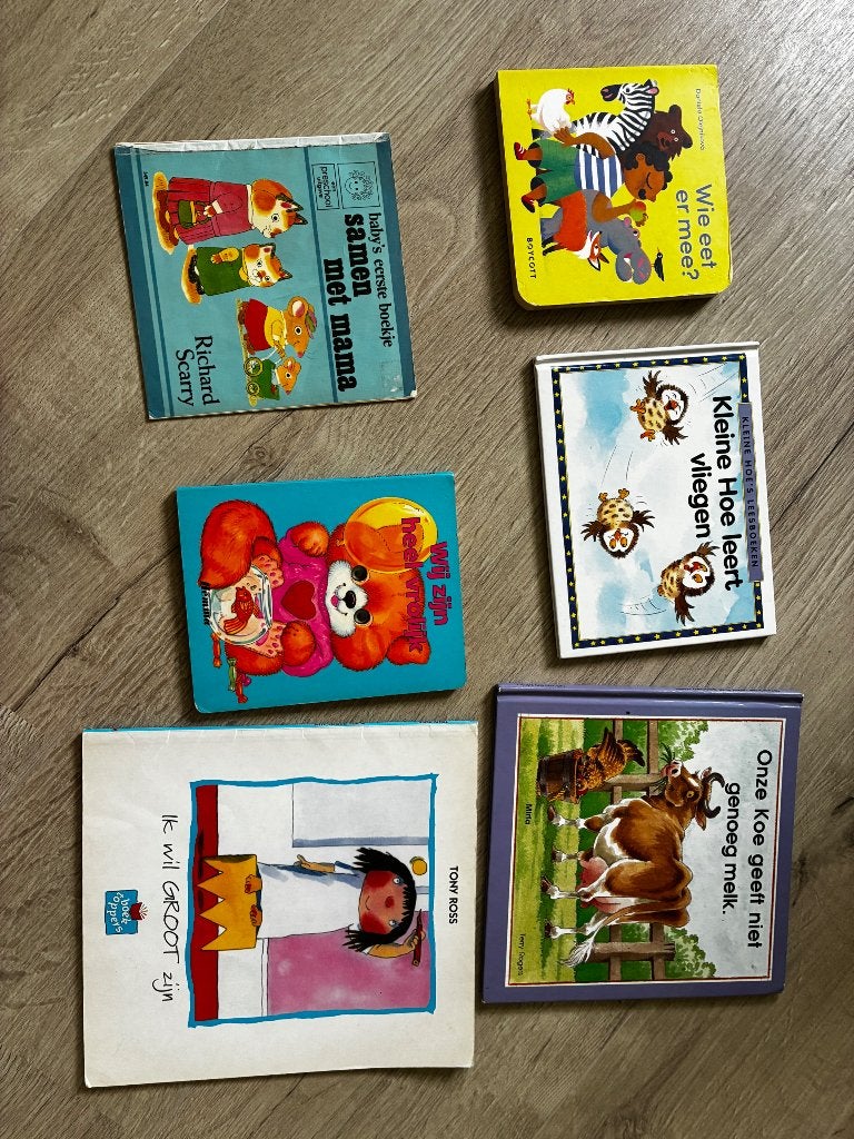 6 (voor)leesboeken peuter/kleuter, Boeken, Non-fictie, Jongen of Meisje, Diverse auteurs, 4 jaar