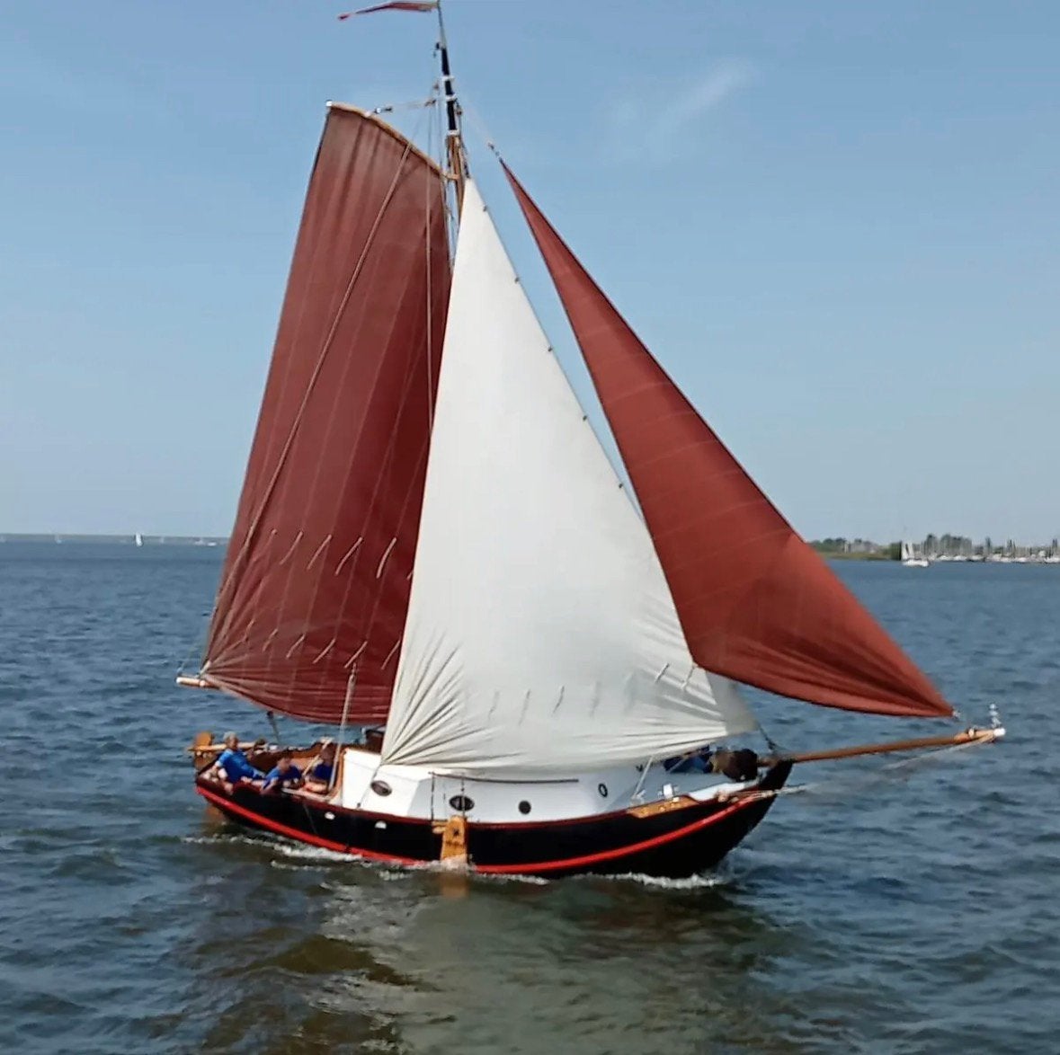 Westerdijk Zeeschouw 9m Leviathan, Watersport en Boten, Platbodems, Gebruikt, Overig typen, Staal, Accu's, Antifouling, Keuken