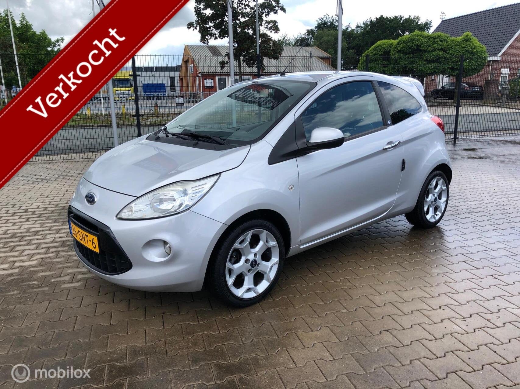 Ford Ka 1.2 SPORT SPEC UITVR AIRCO ELL PAK LMV, Auto's, Voorwielaandrijving, Euro 5, Stof, Gebruikt