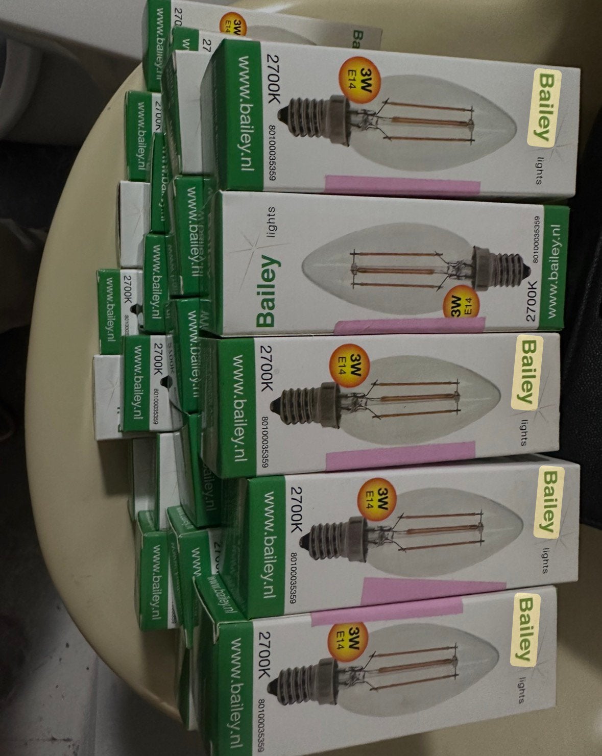 Bailey e14 losse lampen nieuw kaars nieuw in doos led, Ophalen of Verzenden, Zo goed als nieuw, E14 (klein), Led-lamp