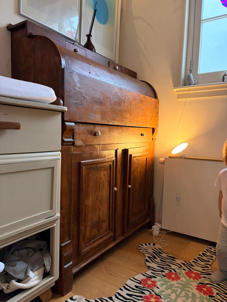Prachtige Authentieke Grutterskast / Roltop Babykast, Antiek en Kunst, Ophalen of Verzenden