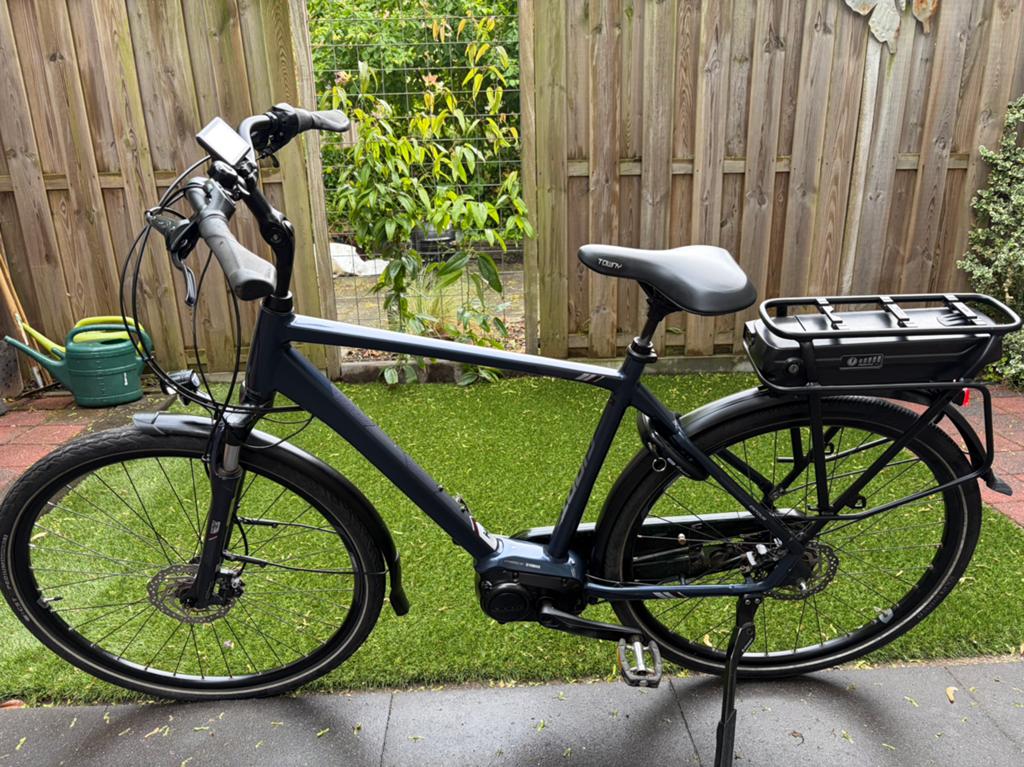 Te koop elektrische herenfiets giant entour, Ophalen, Versnellingen, Zo goed als nieuw, Schijfrem