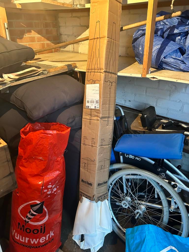 ZGAN MaxxTools Parasol -in doos, Ophalen of Verzenden, Nieuw, 2 tot 3 meter, Stokparasol