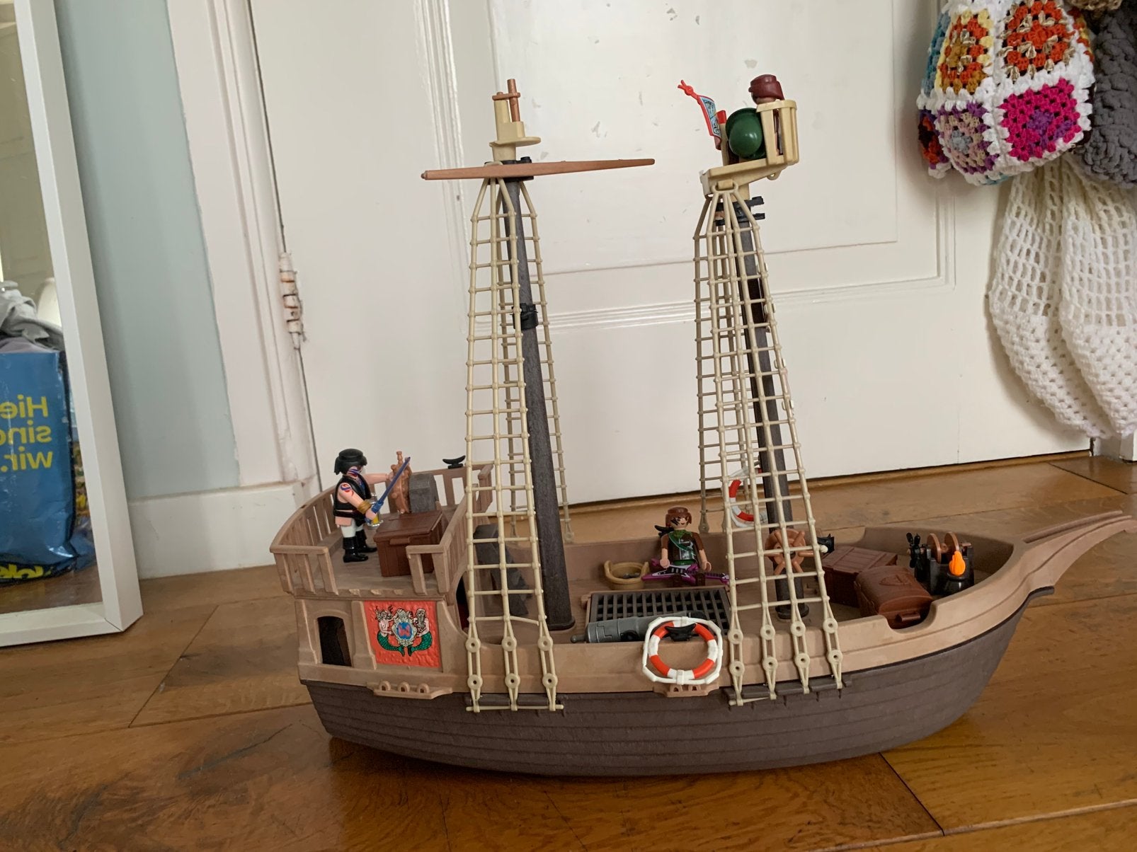 Playmobil piraten schip, Hobby en Vrije tijd, Modelbouw | Boten en Schepen, Ophalen of Verzenden, Zo goed als nieuw