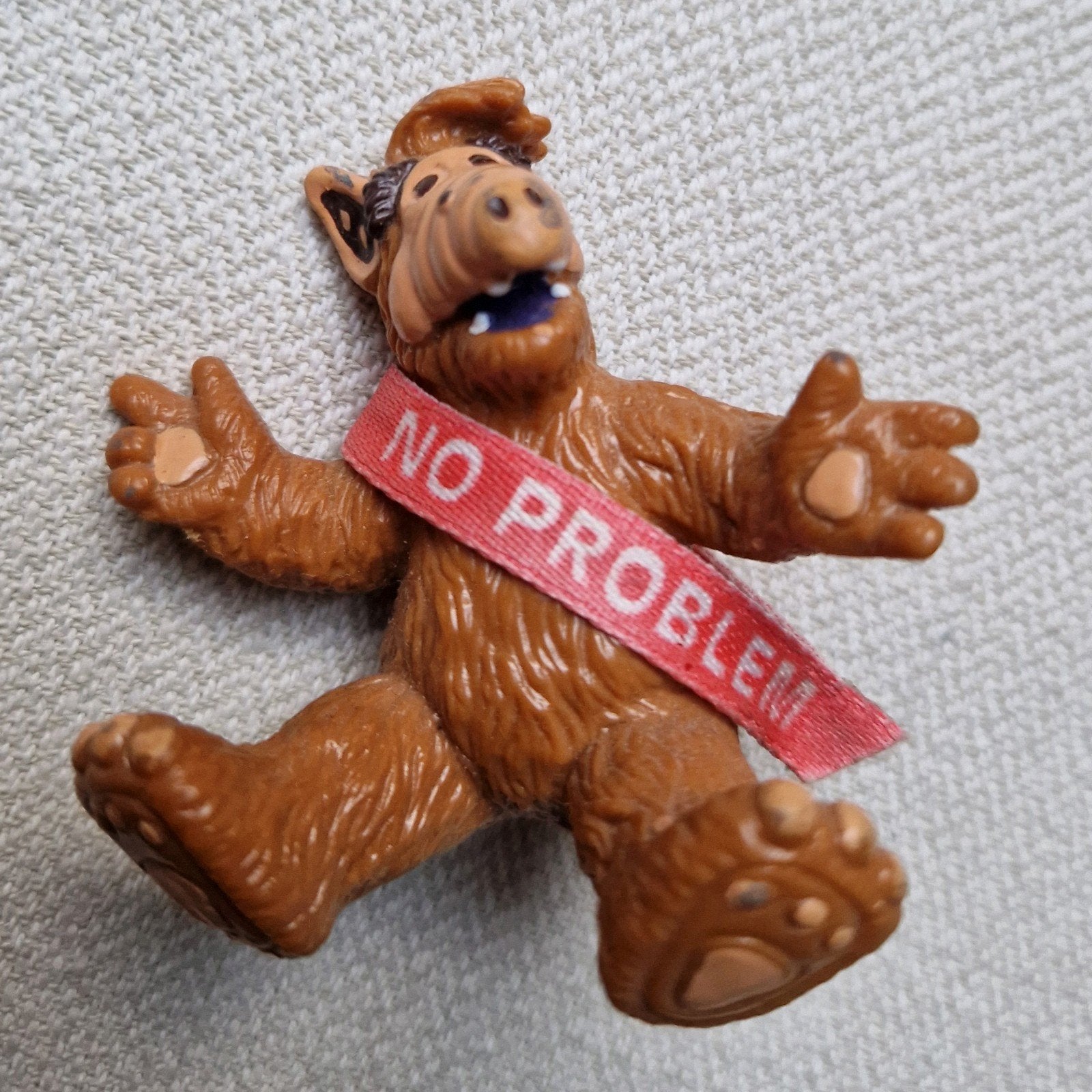 1988 alf alien life form poppetje pop bully bullyland pvc, Verzamelen, Ophalen of Verzenden, Actiefiguur of Pop