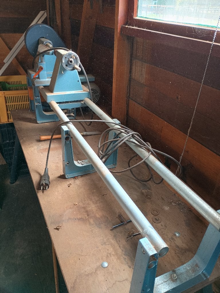ELU DB 180 houtdraaibank + beitels, Ophalen, Gebruikt, Houtdraaibank, 500 tot 1000 mm